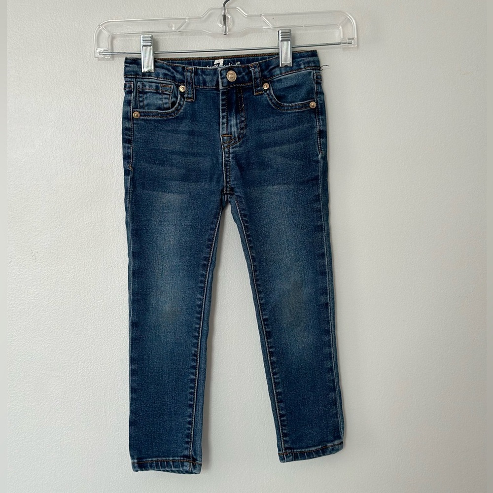 7 For All Mankind Dark Blue Denim Pants